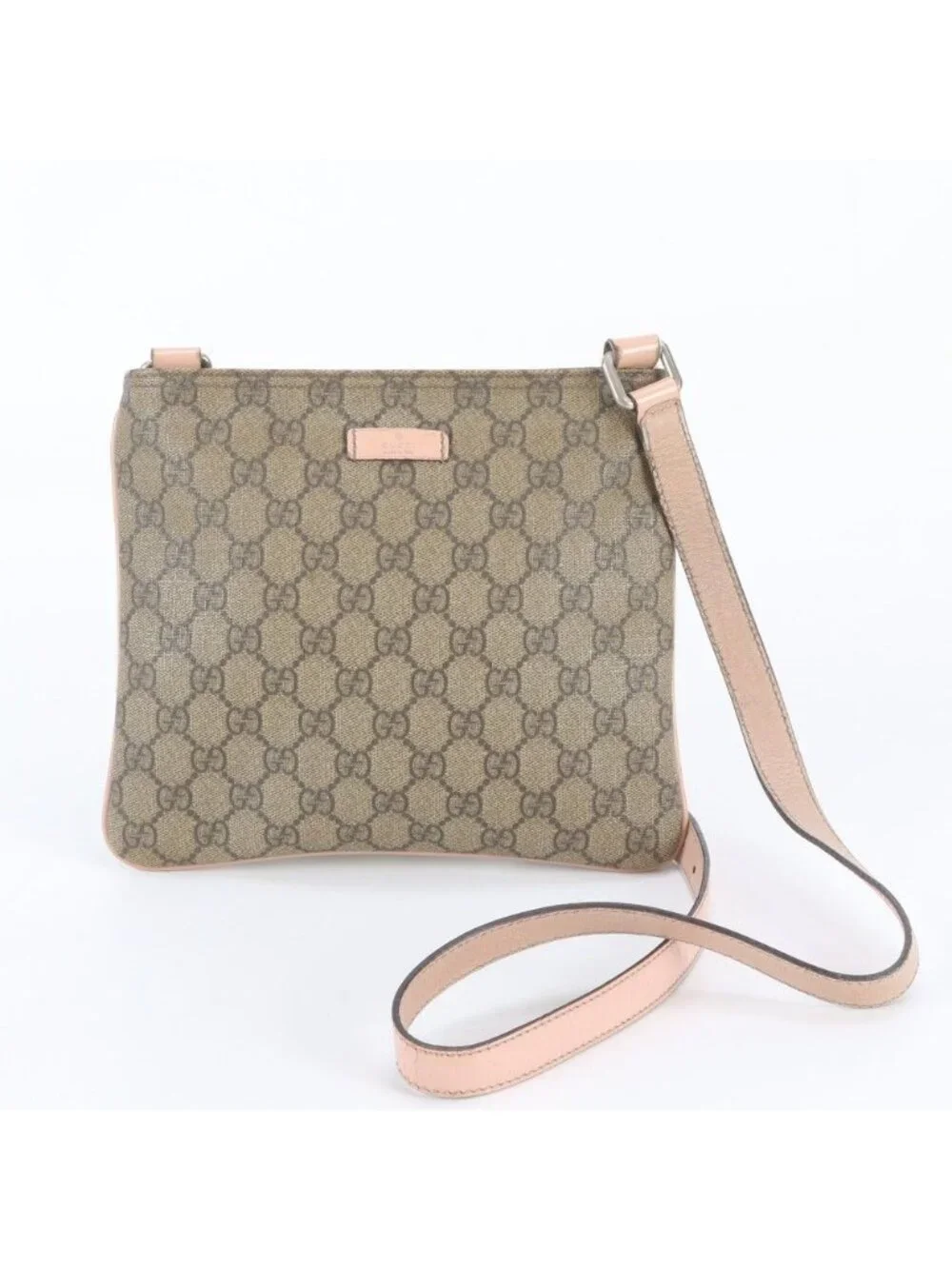 Gucci GG Supreme Leather Shoulder Bag Crossbody Hand